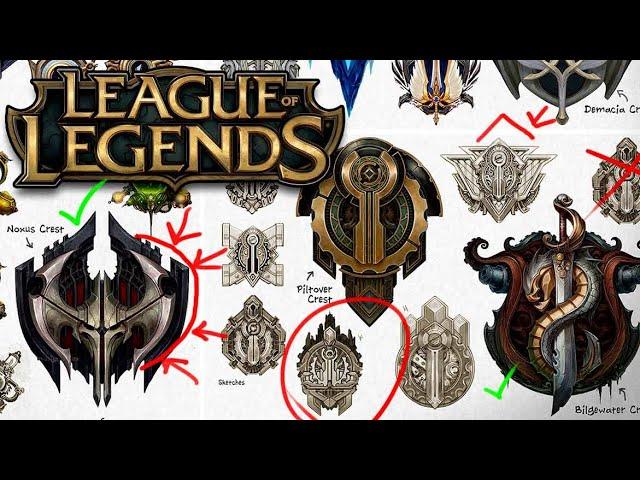 How I designed the FACTION CRESTS for LEAGUE OF LEGENDS