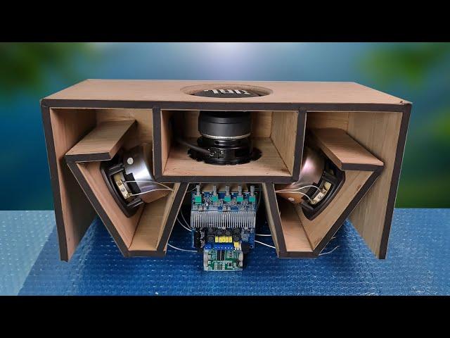 MDF Wood Subwoofer Bluetooth Speaker DIY - Super Super strong bass