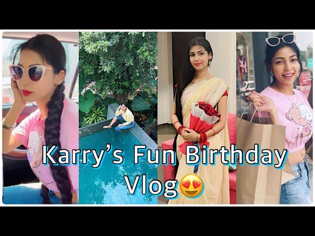 Karry's Birthday Vlog In Lonavala | Maggi Khai Top par | night suit mein bahar ghumna pada | karry