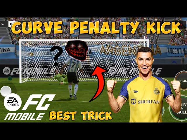 HOW TO DO CURVED PENALTY KICK IN FC MOBILE | FULL TUTORIAL TO DO CURVE PENALTY KICK IN FC 24#viral