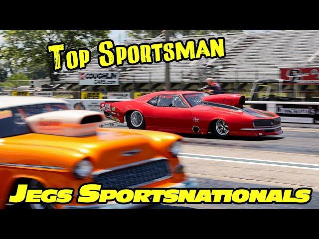 NHRA Top Sportsman Drag Racing | JEGS Sportsnationals | National Trail Raceway