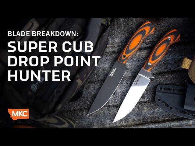 THE MONTANA KNIFE COMPANY SUPER CUB DROP POINT HUNTER