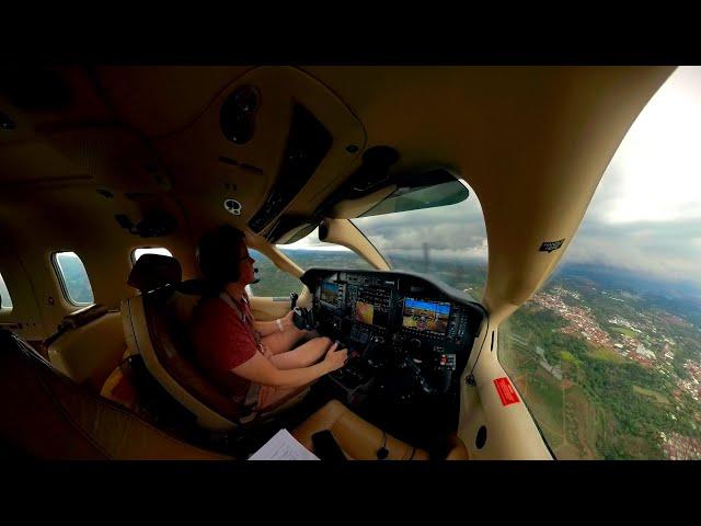 Marginal VFR TBM in Costa Rica