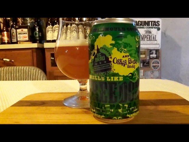 DC Brau & Oskar Blues Smells Like Freedom IPA (7.0% ABV) DJsBrewTube Beer Review #742