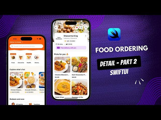Build a Talabat Food Ordering Clone Like a PRO with SwiftUI on iOS 18! - PART 2