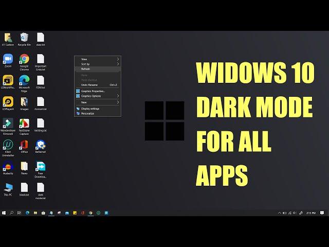 Windows 10 Dark Mode For All Apps | Which Version and How 2020