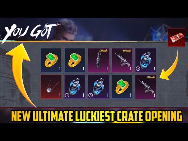  0 UC Crate Opening Available | Quantom Storm Ultimate Set And QBZ Luckiest Crate Opening | PUBGM