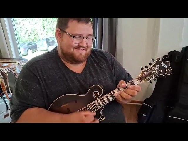 Stian Carstensen (accordion) and Seth Mulder (Capek F5 Mandolin model Sam) playing Rawhide