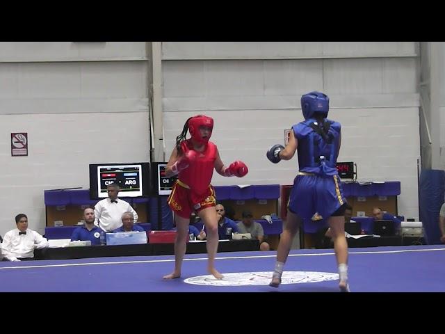 12th Pan American Wushu Championships Sanda Women 52kg - Chile vs. Argentina