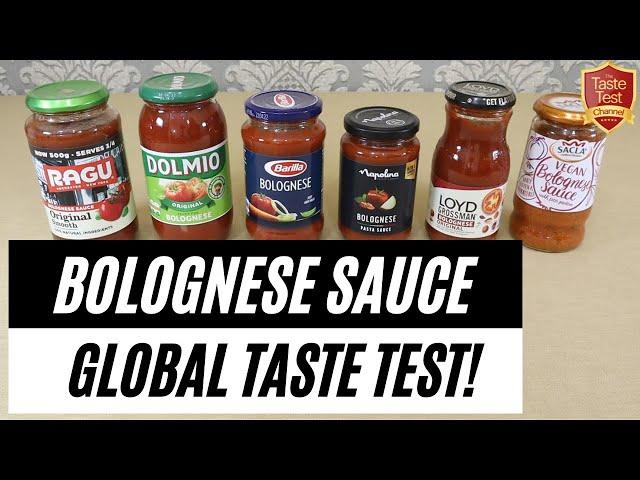 BOLOGNESE PASTA SAUCE TASTE TEST COMPARISON! | Is this the BEST Pasta Sauce in the World?!?