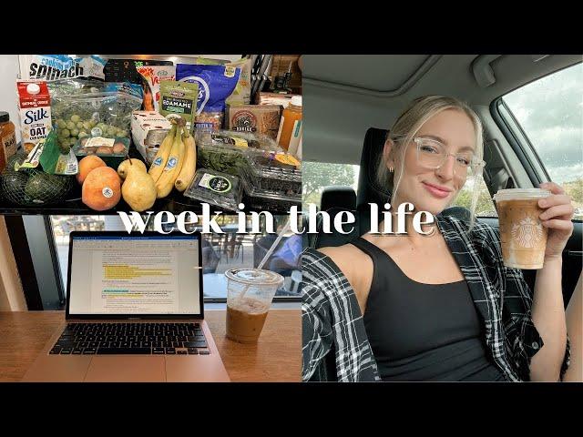 WEEK IN THE LIFE OF A NURSING STUDENT | final exams, grocery haul