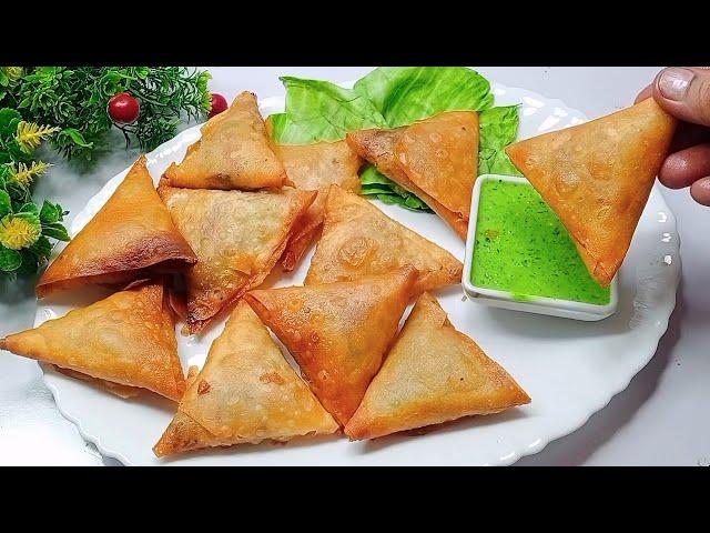 حلوائی سے بہتر بازار سے سو گنا اچھے|Chinese Chicken Samosa | Make and Freeze Recipe Chatpaty Pakwan