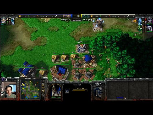 Inspired (HU) vs Lucifer (UD) - WarCraft 3 - WC3986