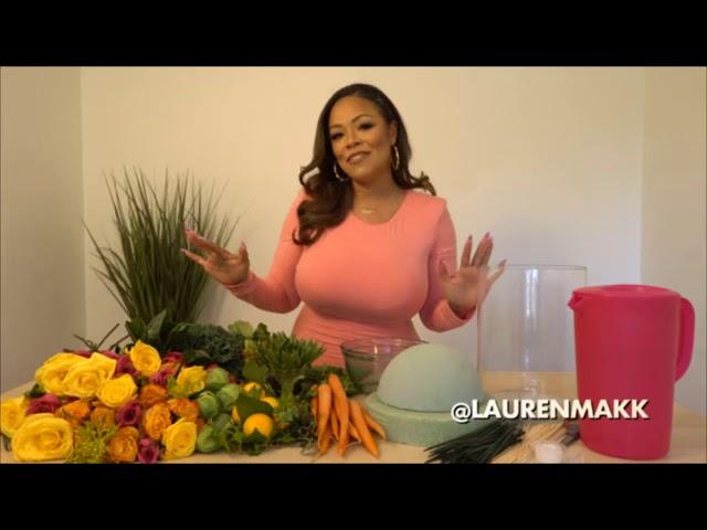 Lauren Makk - your Home girl Next Door - Spring Inspired Floral Arrangement