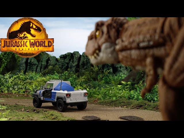 Murphy Escapes from the Dino Fierce Changers  + More Jurassic World Adventures | Mattel Action!