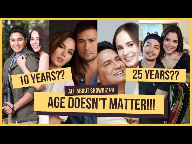 PINOY CELEBRITY COUPLES WITH BIG AGE GAPS 2023 | ALL ABOUT SHOWBIZ PH