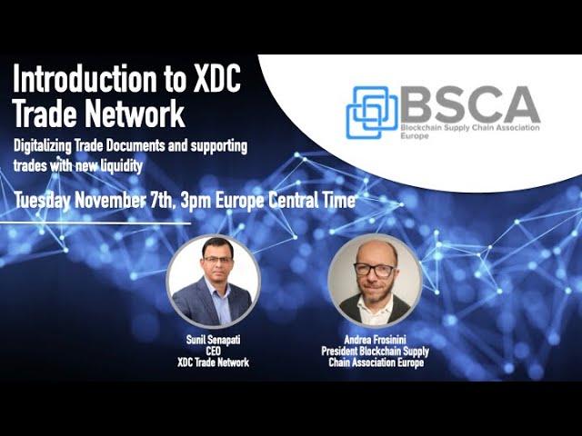 Introduction to XDC Trade Network