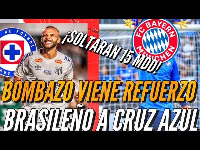 ¡BOMBAZO VIENE REFUERZO BRASILEÑO A CRUZ AZUL! Soltarán 15 MDD