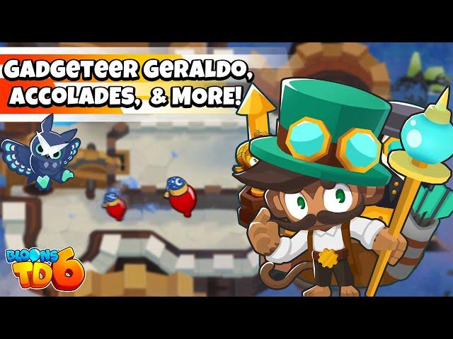 Bloons TD 6 Update 42 Coming Soon | Gentlemonkey Gadgeteer Geraldo, New Map, & more!