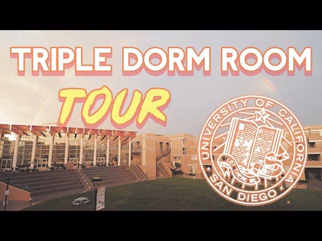 UCSD Triple Dorm Tour! + Dining Hall