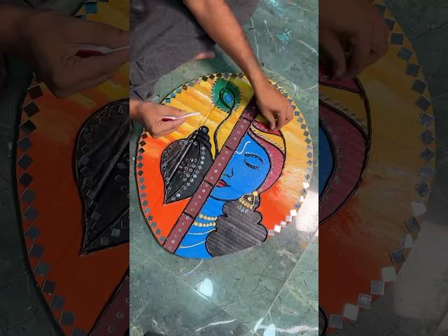 Krishna diy clay craft idea #shorts #youbeshorts #shortsvideo #viral #diy #crafts #trending