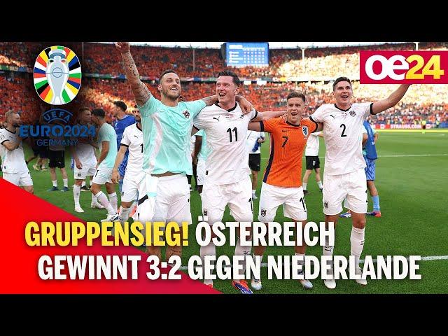 GRUPPENSIEG! Österreich gewinnt 3:2 gegen Niederlande - Lustige Fanstimmen