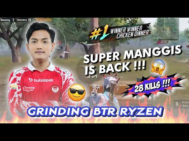 BTR RYZEN IS BACK DUO SQUAD DI ERANGEL 28 KILL SENDIRI | PUBG Mobile