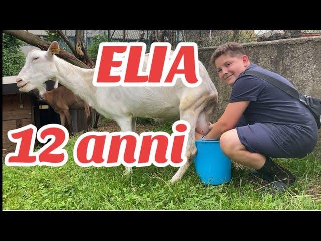 ELIA BOSIO 12 anni e la sua FATTORIA Capre,Pecore,Galline,Anatre,Quaglie,Cavallo PEIA(BG)Val Gandino