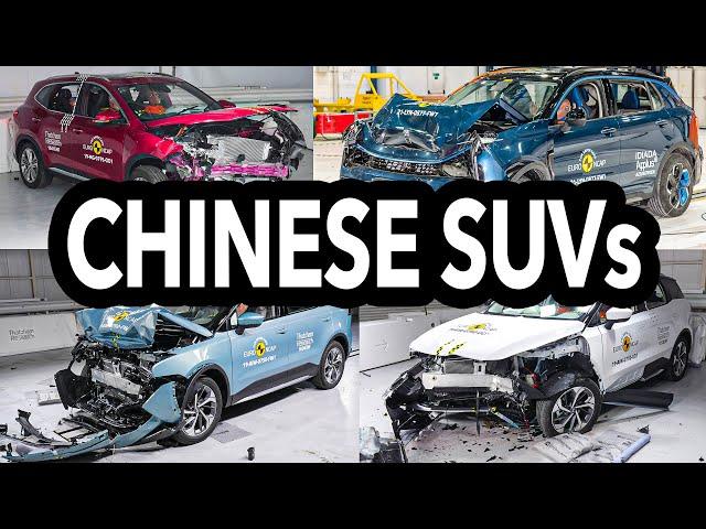 Chinese SUV Crash Test – Really Safe?? (Nio ES8, Aiways U5, Lynk&Co 01, MG HS)