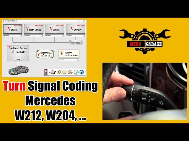 Turn Signal Coding Mercedes using Vediamo