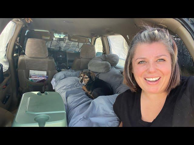 Tour of my living set up in my Honda CR-V