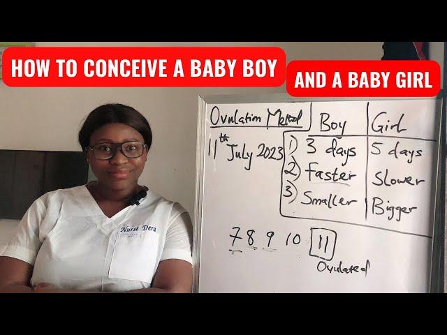 HOW TO CONCEIVE A BABY BOY || HOW TO CONCEIVE A BABY GIRL