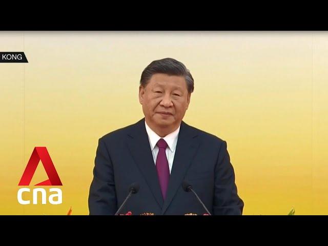 Chinese President Xi Jinping's speech in Hong Kong on 25th handover anniversary