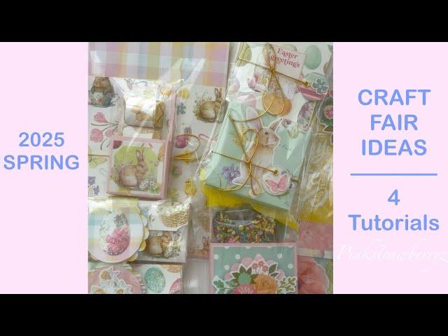 2025 Craft Fair Ideas & Tutorials for Spring Paper Gifts