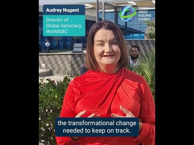 COP27 video #6 Audrey Nugent, World Green Building Council