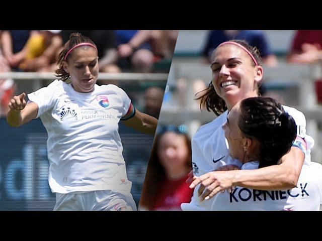 Alex Morgan Became 6th Best NWSL Goalscorer vs North Carolina Courage 2022 HD