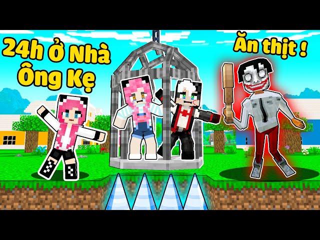 REDHOOD THỬ THÁCH 24H Ở NHÀ CÙNG ÔNG NGOẠI MA QUÁI TRONG MINECRAFT*MỀU TRỐN KHỎI NHÀ ÔNG GIÀ QUÁI DỊ