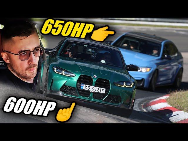 CRAZY LAP! 650hp F80 M3 x 600hp G80 M3 // Nürburgring