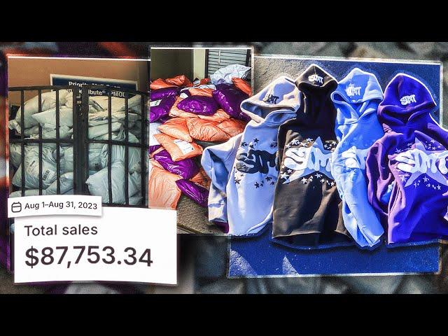 HOW I MADE $87,753.34 IN 1 MONTH AT 16 *CLOTHING BRAND*