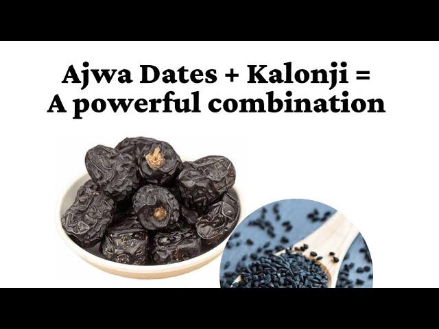 Ajwa Dates | Kalonji | A black seed miracle | Health & Nutrition Benefits by Dr Zubeda Tumbi