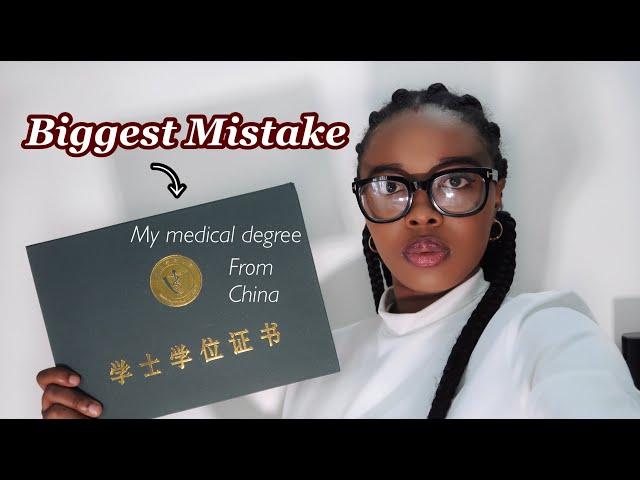 is studying medicine in china worth it? DO NOT STUDY MEDICINE ABROAD! Advice for medical students