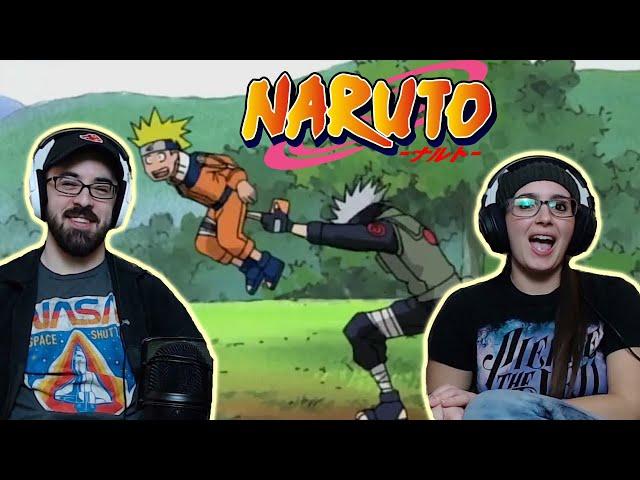 NARUTO PART 1 (ep 1-5) | WIFES FIRST TIME WATCHING/REACTING