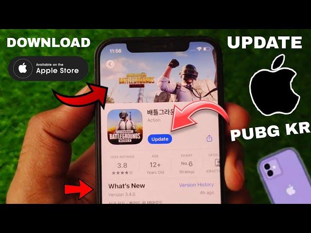 HOW TO DOWNLOAD PUBG KR IN IPHONE | HOW TO UPDATE PUBG KOREAN IN IPHONE IOS