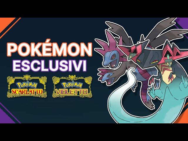 Tutti i POKÉMON ESCLUSIVI in Pokémon Scarlatto e Violetto