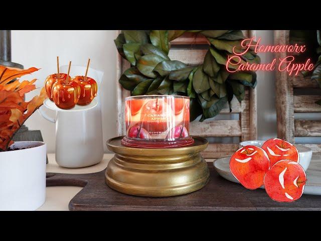 Homeworx Candle Review: Caramel Apple