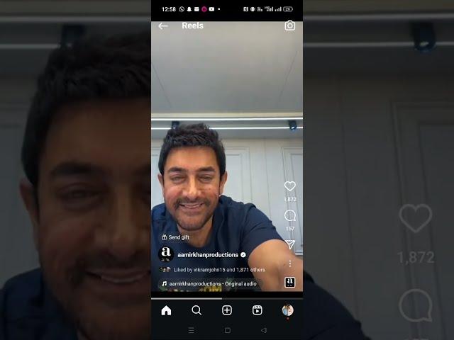 Aamir Khan Live On Instagram Today Watch Now Talking About Next Movie Sitaare Zameen Par