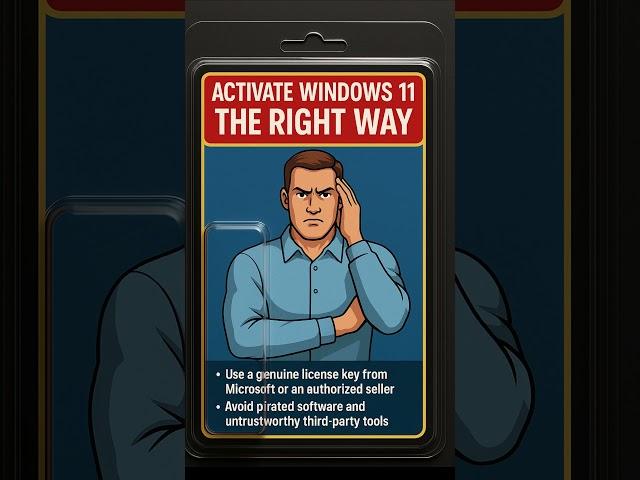 Activate Windows the right way