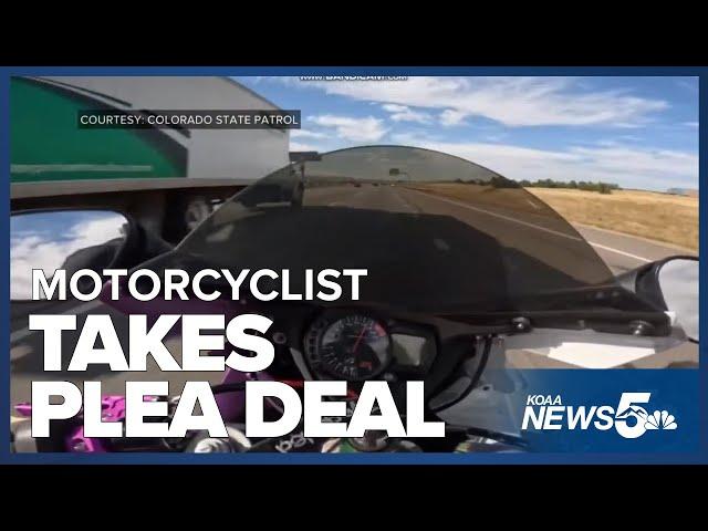 Motorcyclist takes plea deal for speeding between Colorado Springs and Denver