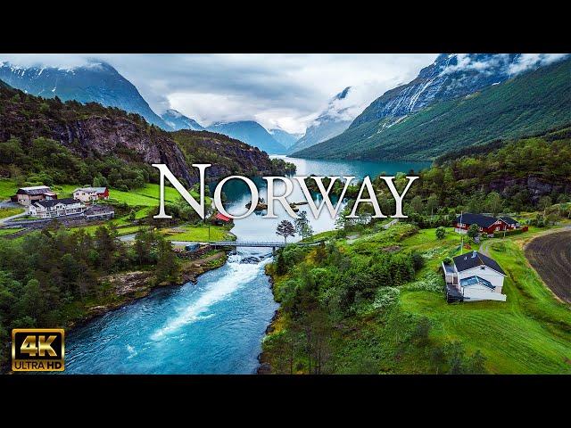 NORWAY 4K - Scenic Relaxation Film with Soothing Music and Stunning Scenery Ultra HD