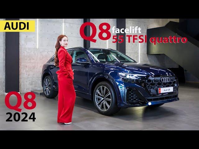 Audi Q8 2024 facelift: Soái Ca SUV nhà Audi, nâng cấp tinh tế, giá mềm hơn đối thủ BMW và Mercedes